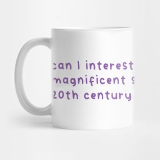 20th Century Telegraph Poles (Purple) Mug